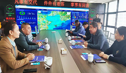遼寧省朝陽市民政局領導一行蒞臨峻海物聯(lián)實地調研